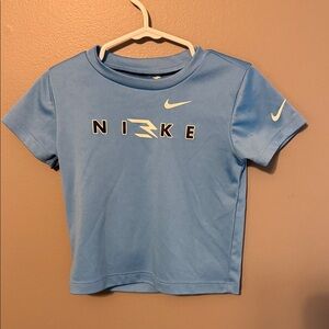 Nike Light Blue Kids Short Sleeve Performance Tee